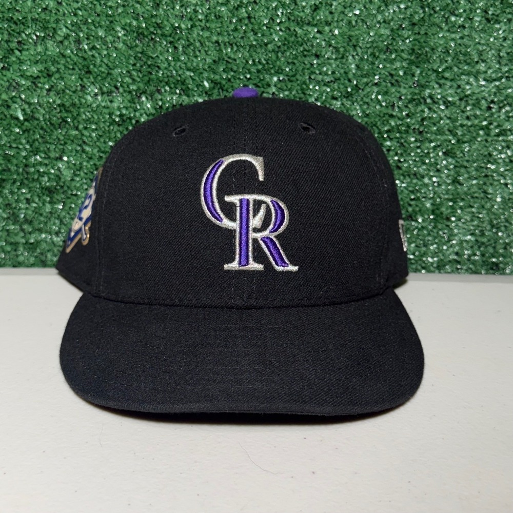 Colorado Rockies Hat New Era 59FIFTY Low Profile Jackie Robinson Day Size 7 1/2